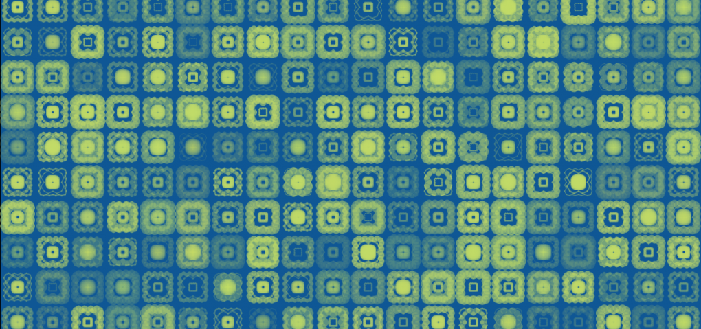 Processing - motif carrés répétitif