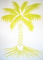 pochoir palmier