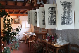 impression des gravures de Bernard Rey - tirages dans l'atelier