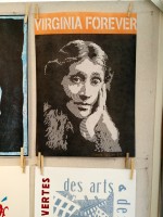 virginia woolf - gravure sur bois - journée de l'estampe 2018