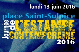 journée de l'estampe contemporaine 2016